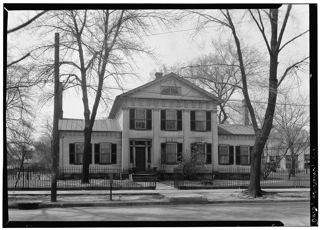 Dr. John H. Mathews House, photograph filed with the federal survey