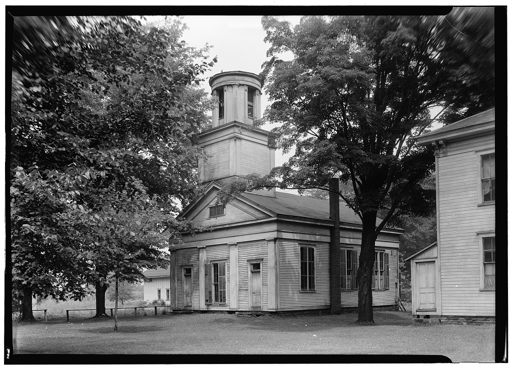 Congregational Church, State Route 45 & 88, Bristolville, Trumbull County, OH, photograph filed with the federal survey