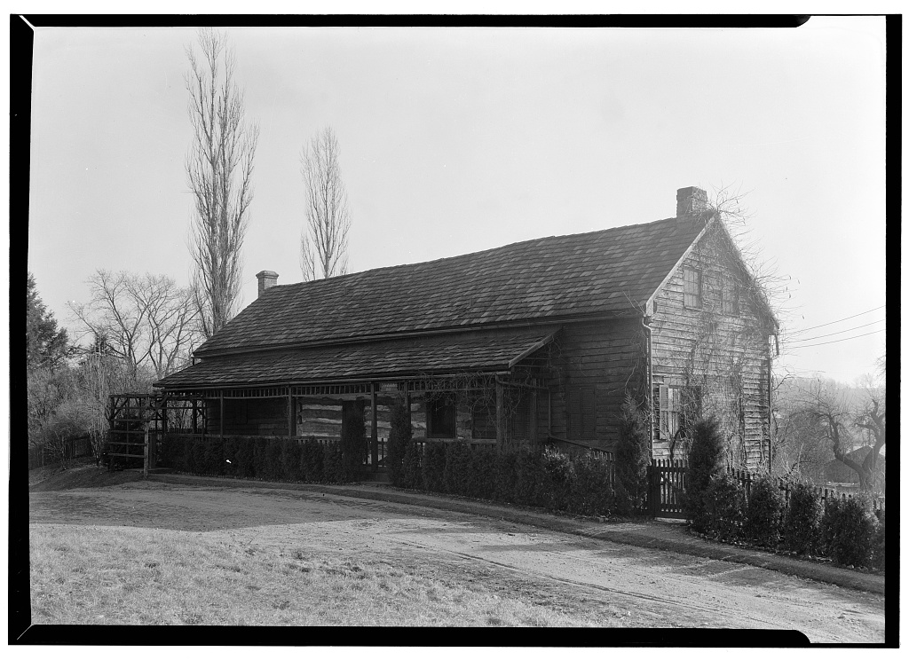 Jebenhauschen (Log Cabin), photograph filed with the federal survey