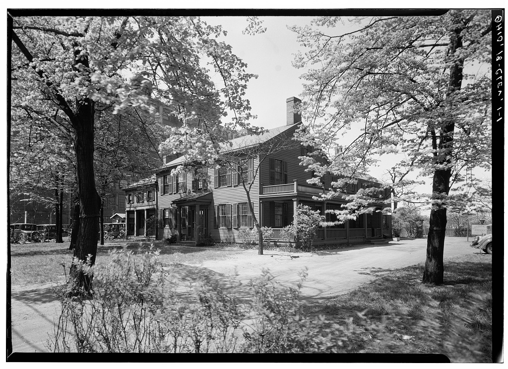 Rufus Dunham Tavern, 6709 Euclid Avenue, Cleveland, Cuyahoga County, OH, photograph filed with the federal survey