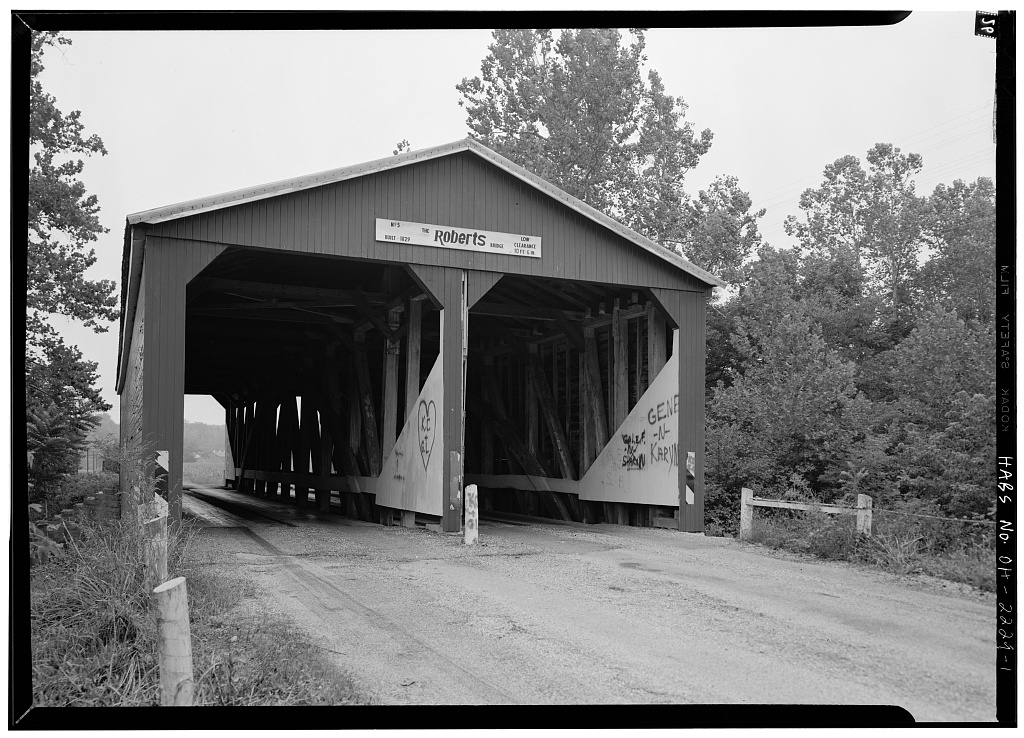 Roberts Bridge, photograph filed with the federal survey