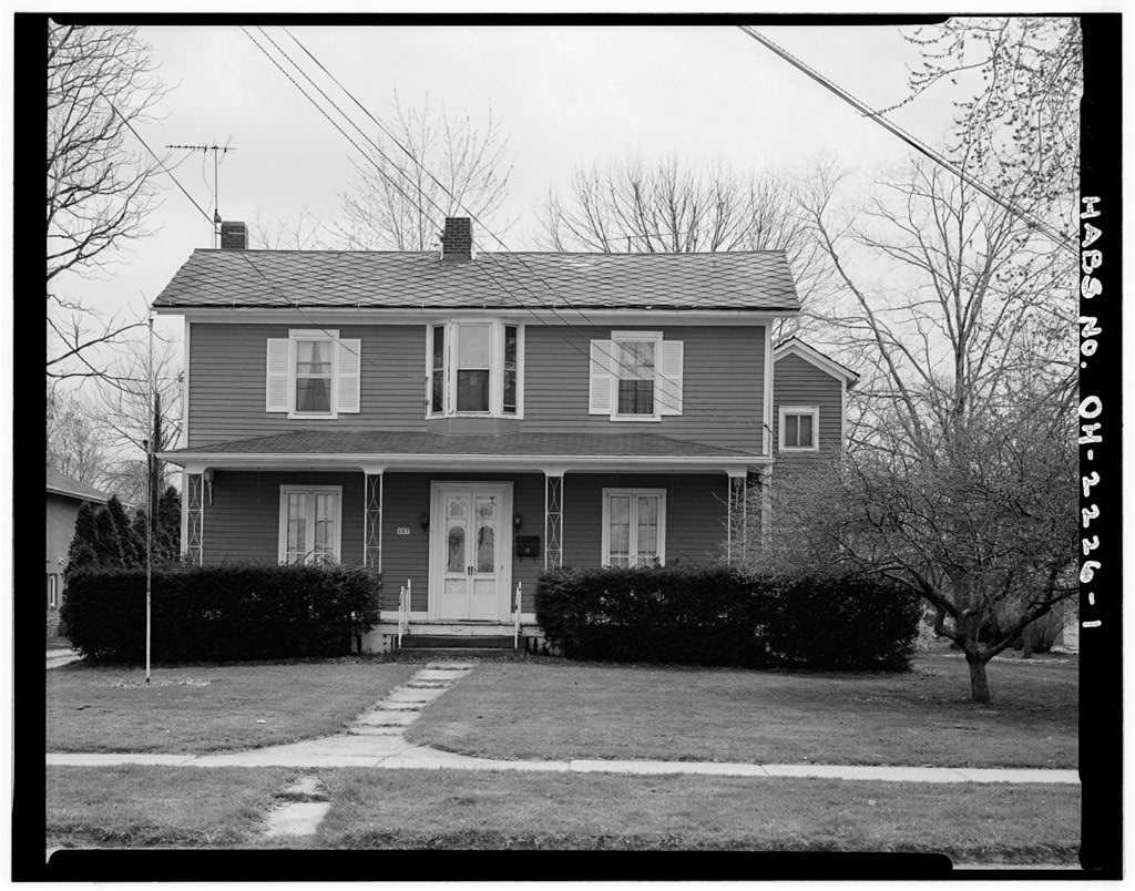 John Mercer Langston House, photograph filed with the federal survey
