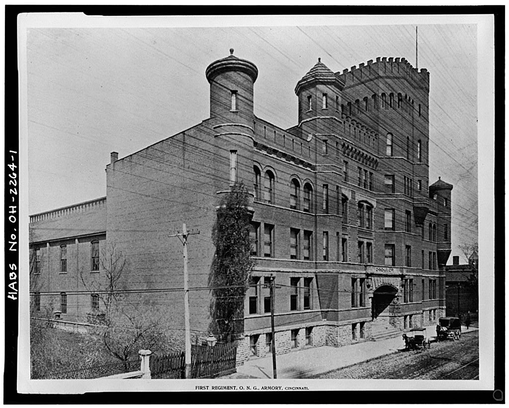Ohio National Guard Armory, photograph filed with the federal survey