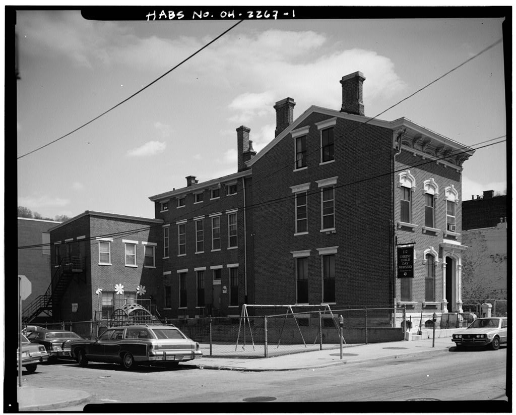 112 Findlay Street (House), Cincinnati, Hamilton County, OH, photograph filed with the federal survey