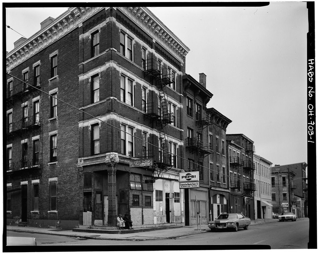 1521-1523 Central Avenue (Commercial Building), Cincinnati, Hamilton County, OH, photograph filed with the federal survey