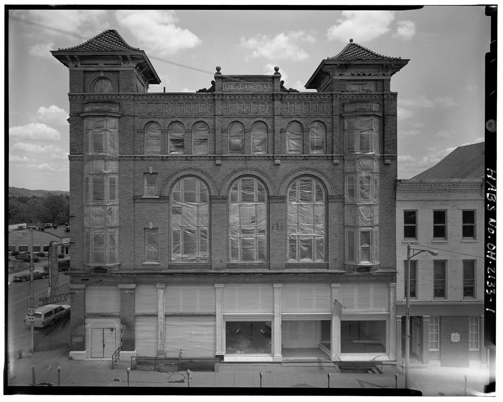 Cambrian Hotel, 254 East Main Street, Jackson, Jackson County, OH, photograph filed with the federal survey