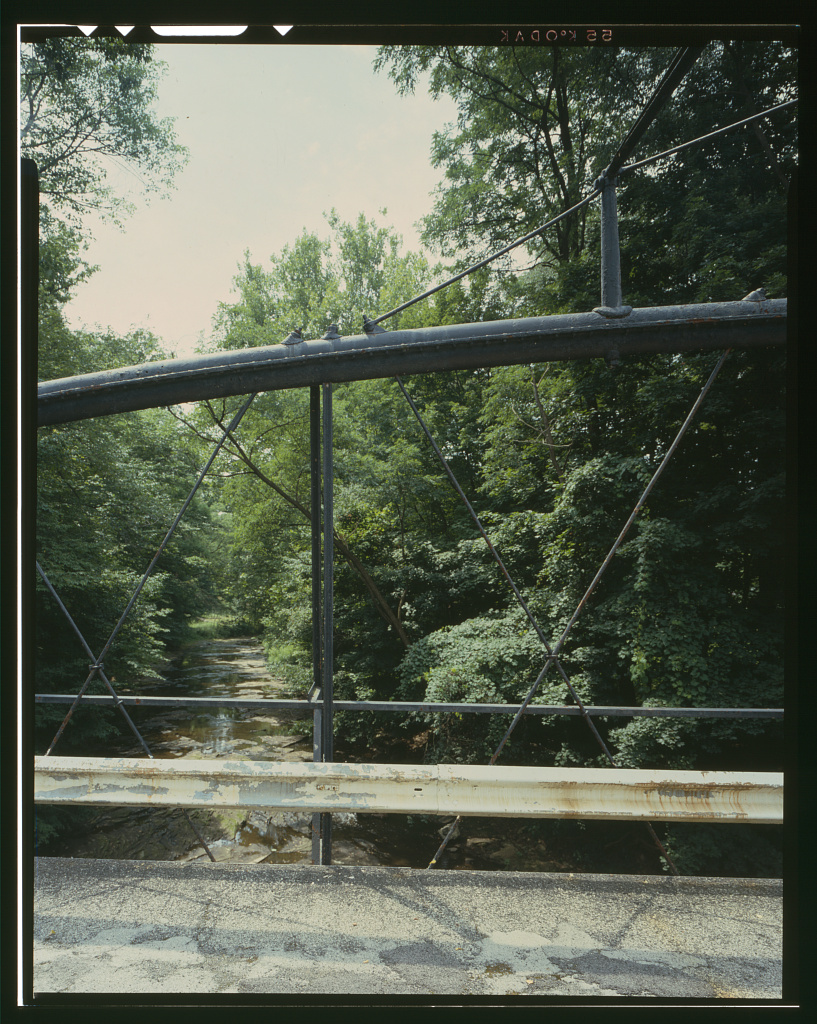 White Bowstring Arch Truss Bridge, photograph filed with the federal survey