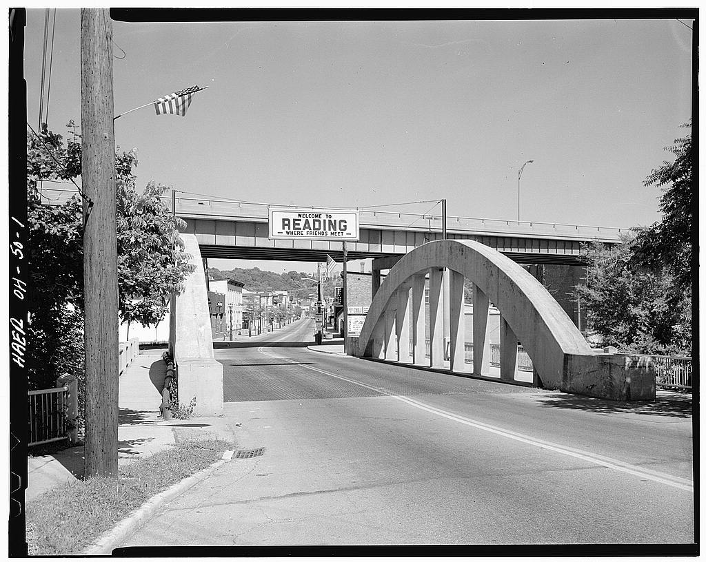Benson Street Concrete Bowstring Bridge, photograph filed with the federal survey