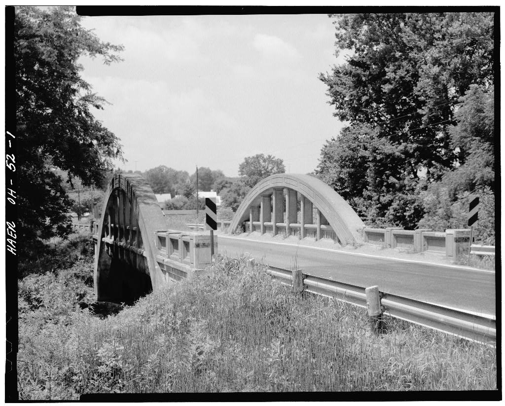 Bladensburg Concrete Bowstring Bridge, photograph filed with the federal survey
