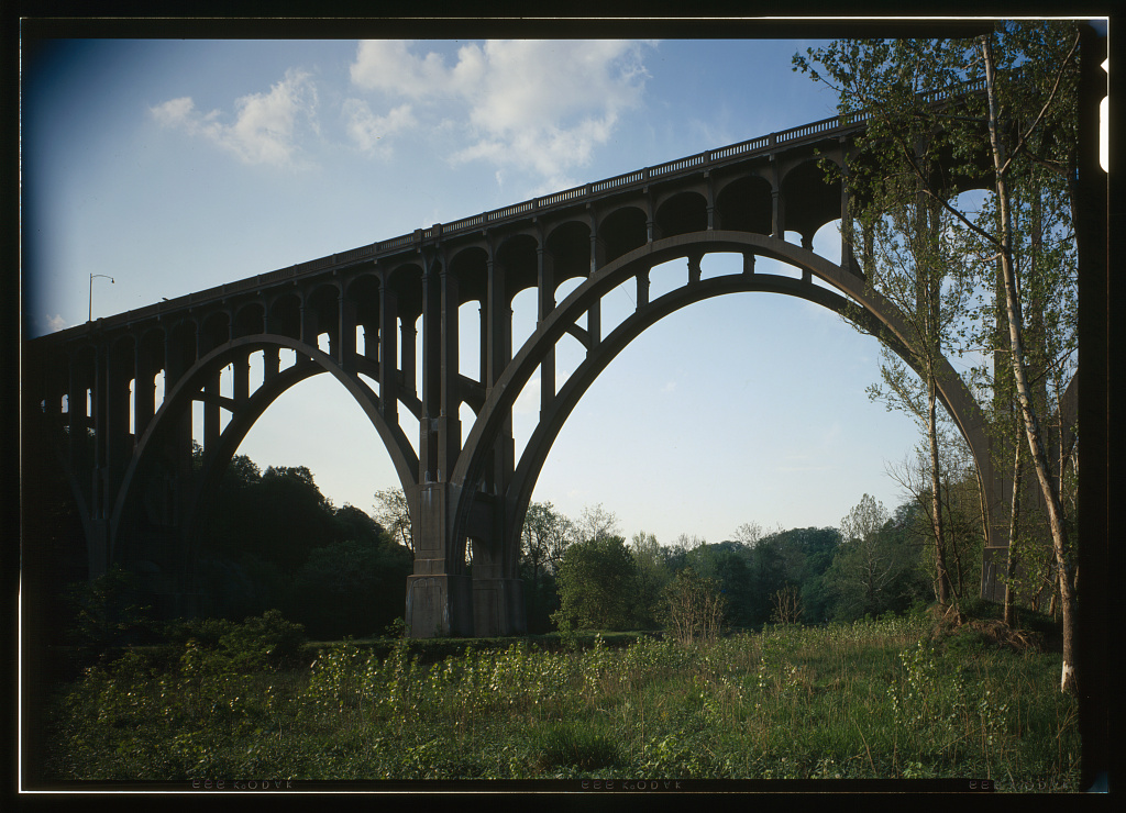 Brecksville-Northfield High Level Bridge, photograph filed with the federal survey