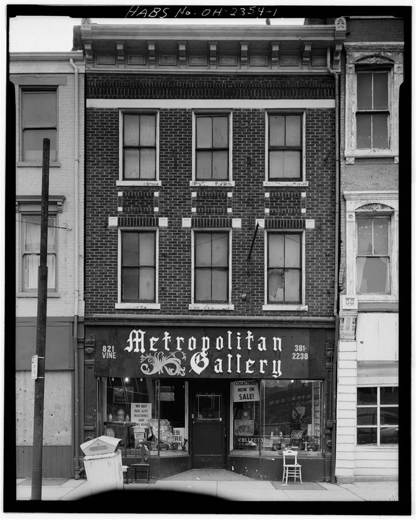 821 Vine Street (Commercial Building), Cincinnati, Hamilton County, OH, photograph filed with the federal survey