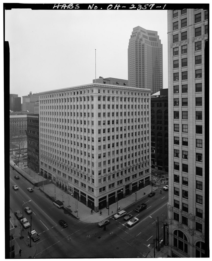 Brotherhood of Locomotive Engineers Building, 1365 Ontario Street, Cleveland, Cuyahoga County, OH, photograph filed with the federal survey