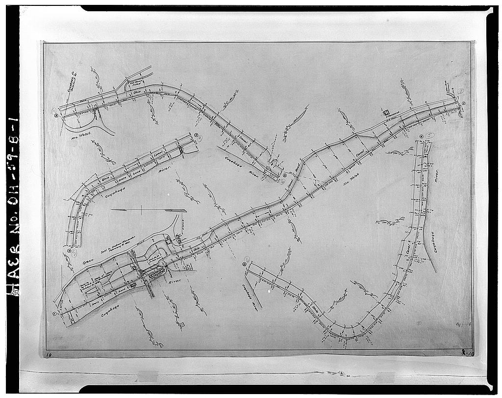 Ohio & Erie Canal, photograph filed with the federal survey