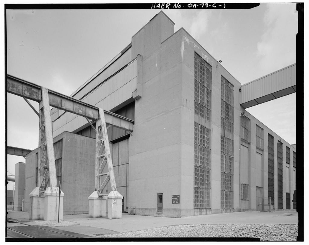 Wright-Patterson Air Force Base, Area B, Building No. 20A, Propeller Test Complex, Seventh Street, from E to G Streets, Dayton, Montgomery County, OH, photograph filed with the federal survey