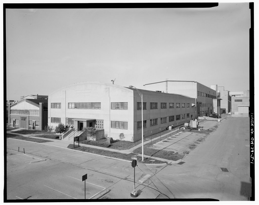 Wright-Patterson Air Force Base, Area B, Building 20, Propeller Laboratory, Northwest corner of Seventh & E Streets, Dayton, Montgomery County, OH, photograph filed with the federal survey