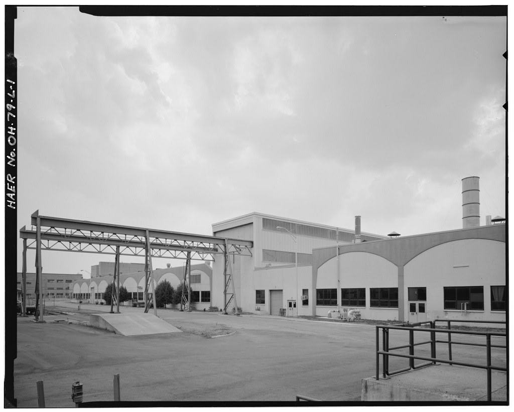 Wright-Patterson Air Force Base, Area B, Building 5, Engineering Shops, E Street between Ninth & Tenth Streets, Dayton, Montgomery County, OH, photograph filed with the federal survey