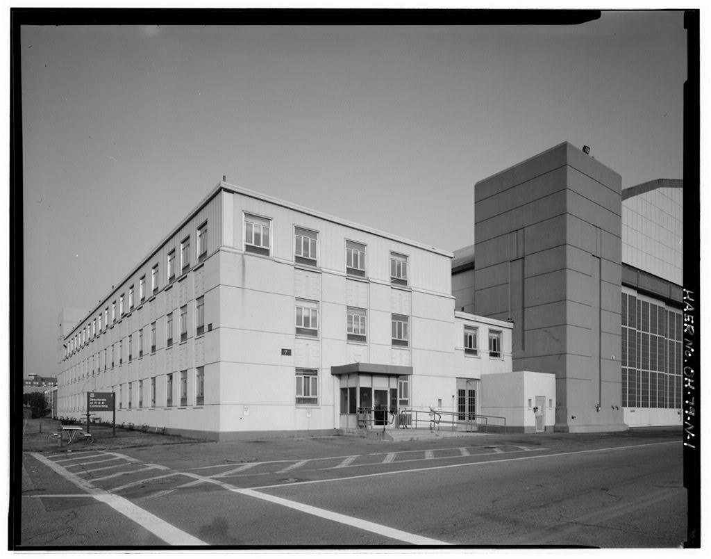 Wright-Patterson Air Force Base, Area B, Building 7, Engineering Shops Office, Southeast corner of Ninth & C Streets, Dayton, Montgomery County, OH, photograph filed with the federal survey