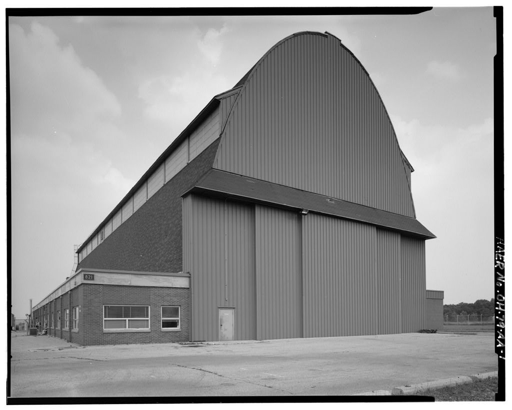 Wright-Patterson Air Force Base, Area B, Building 821, Radar Test Building, Dayton, Montgomery County, OH, photograph filed with the federal survey