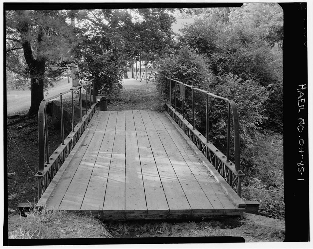 Oak Knoll Park Bridge, photograph filed with the federal survey