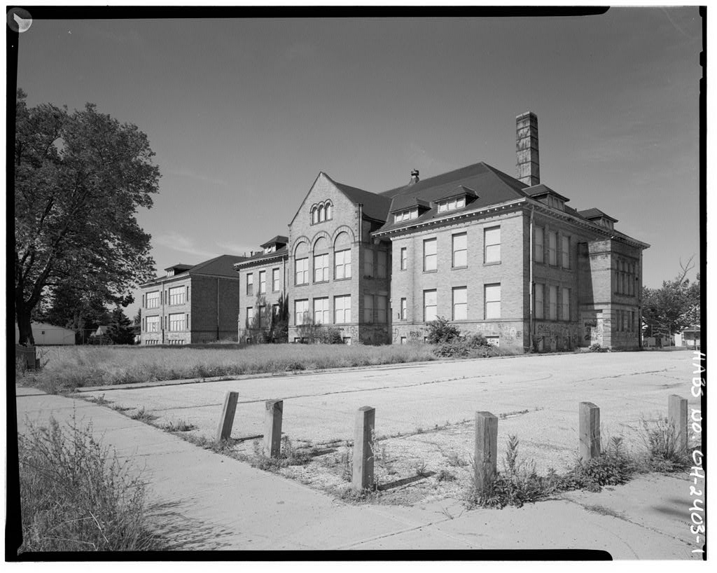 Milford School, photograph filed with the federal survey