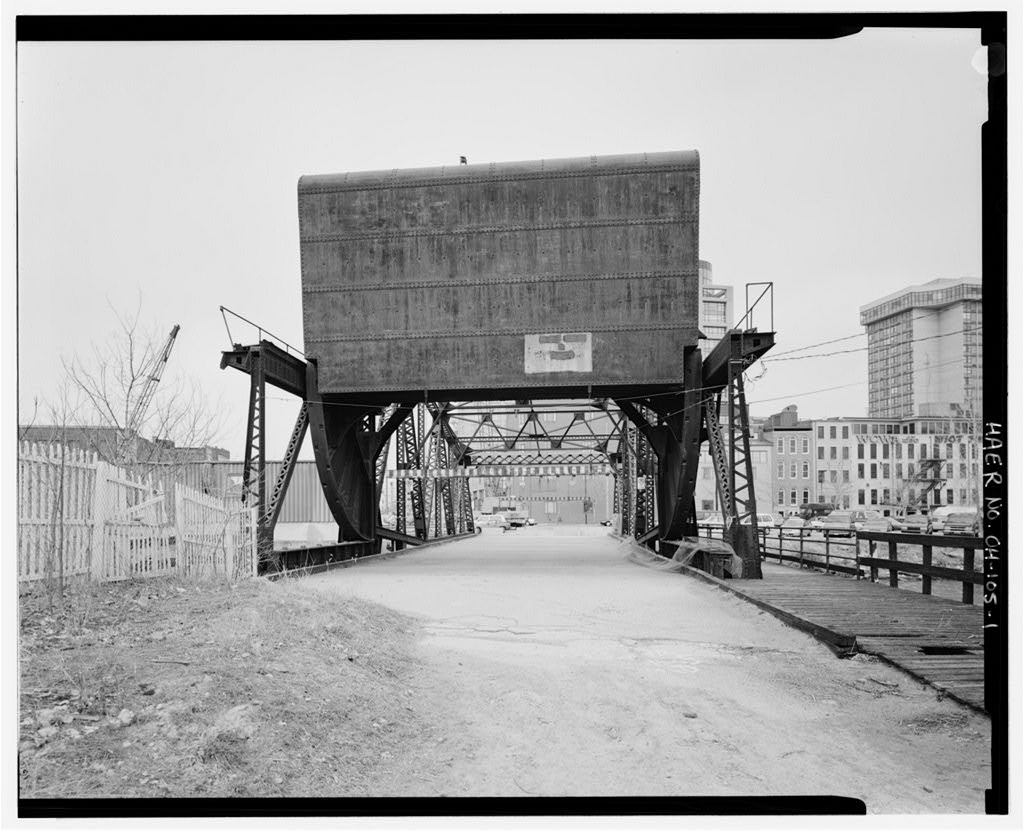 Monroe Street Bridge, photograph filed with the federal survey