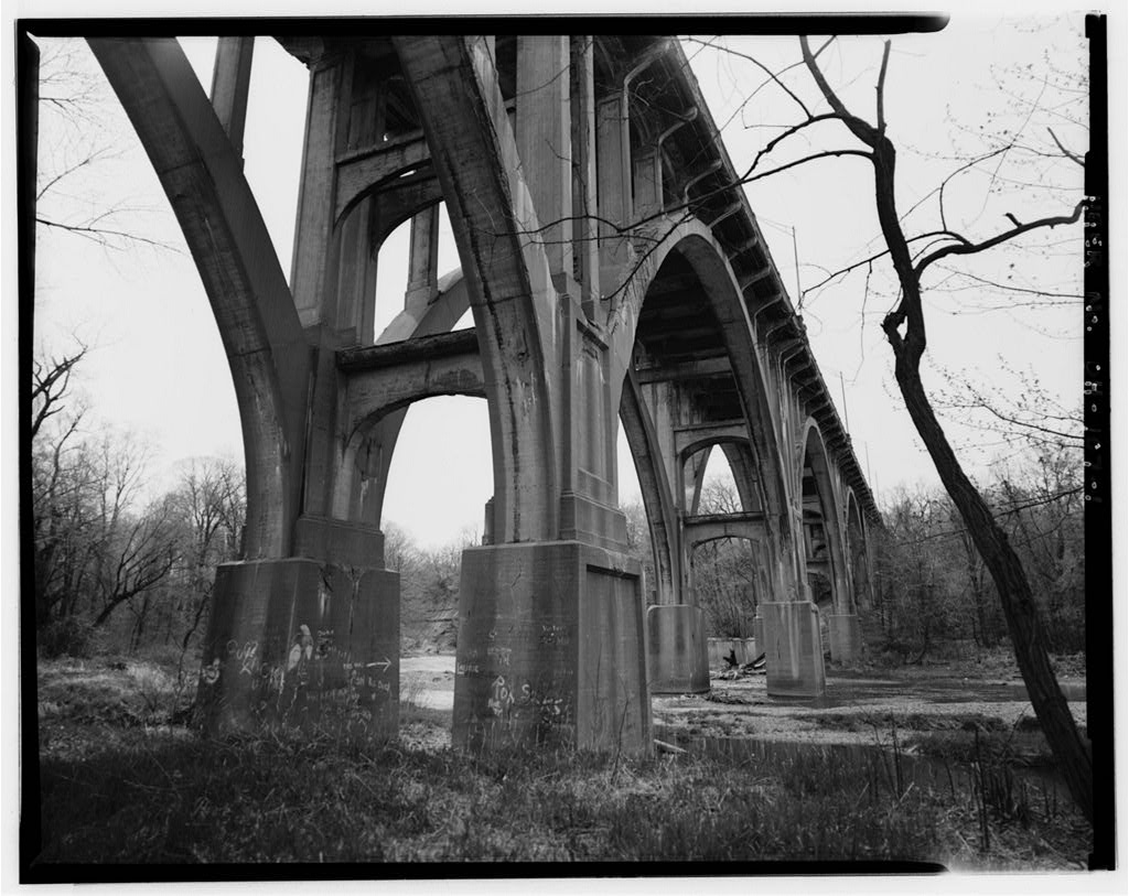 Ashtabula Viaduct, photograph filed with the federal survey