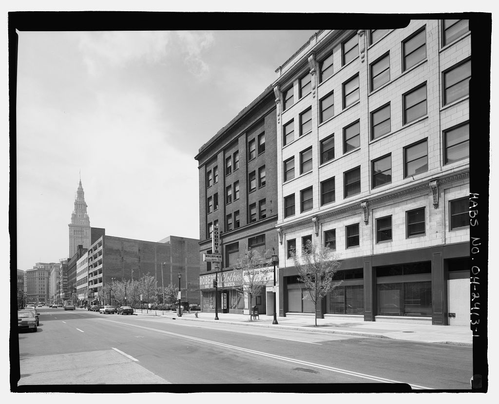 P. C. O'Brien Building, 801-813 Prospect Avenue, Cleveland, Cuyahoga County, OH, photograph filed with the federal survey