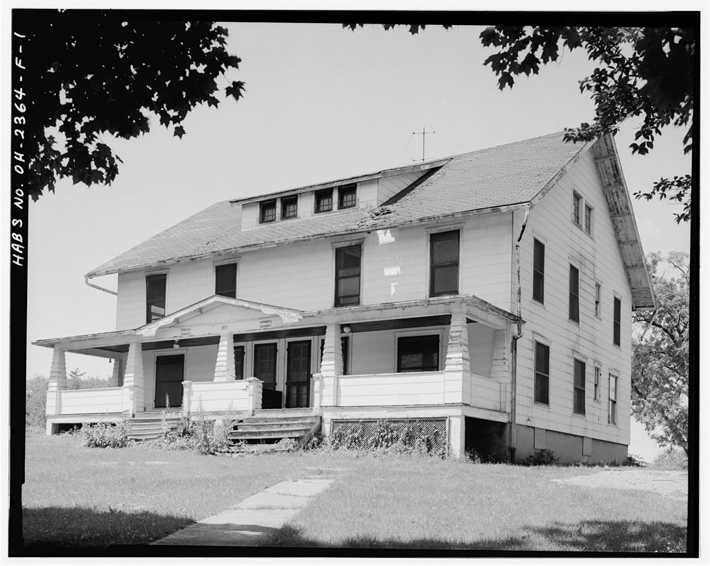 National Home for Disabled Volunteer Soldiers, Central Branch, Four-Unit Residence, 4100 West Third Street, Dayton, Montgomery County, OH, photograph filed with the federal survey