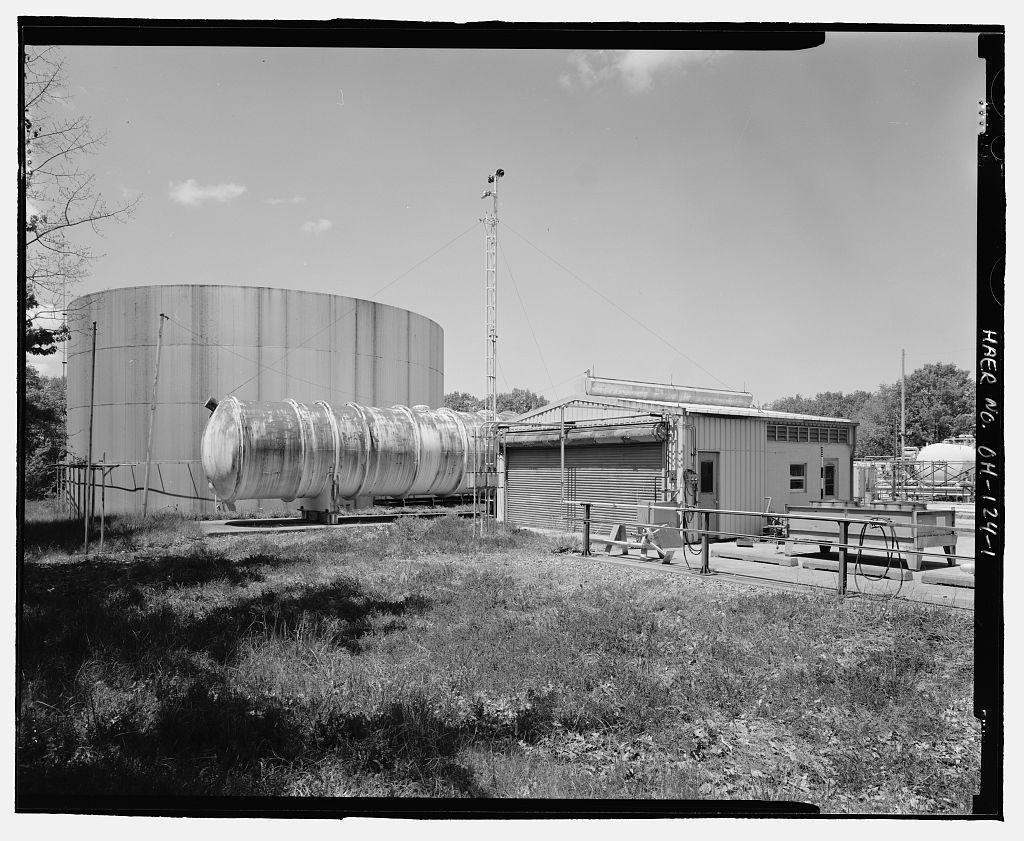 Rocket Engine Testing Facility, photograph filed with the federal survey