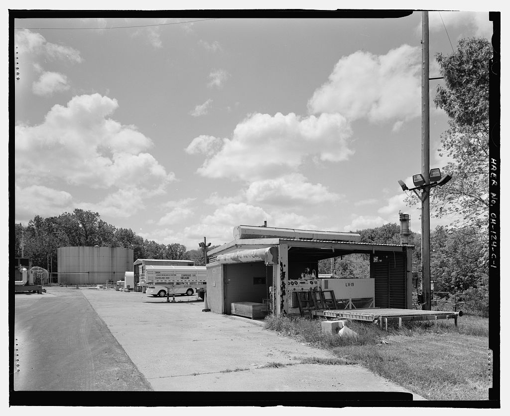 Rocket Engine Testing Facility, GRC Building No. 206, NASA Glenn Research Center, Cleveland, Cuyahoga County, OH, photograph filed with the federal survey