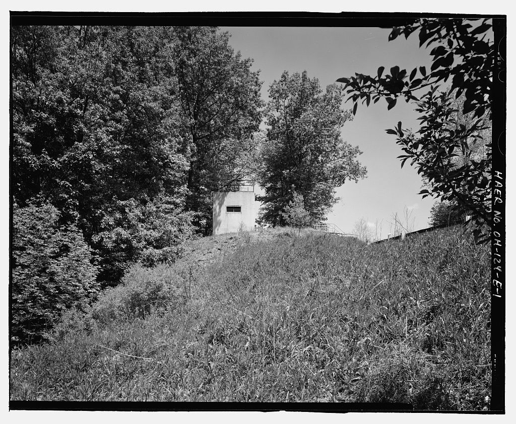 Rocket Engine Testing Facility, Observation Blockhouse, NASA Glenn Research Center, Cleveland, Cuyahoga County, OH, photograph filed with the federal survey