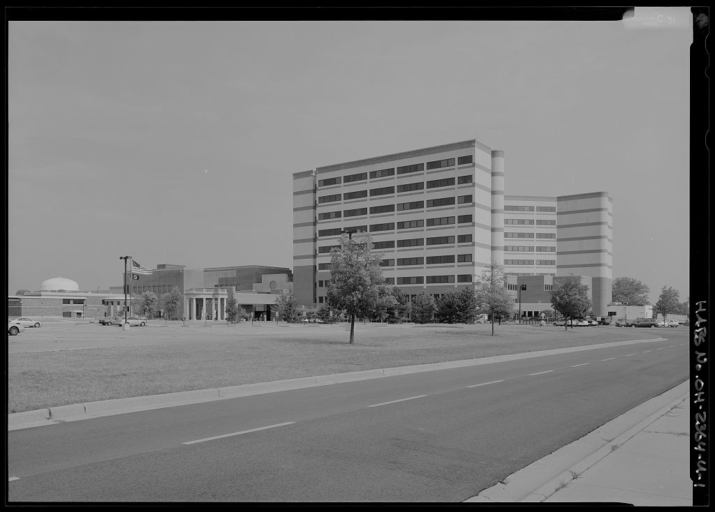 National Home for Disabled Volunteer Soldiers, Central Branch, Patient Tower, 4100 West Third Street, Dayton, Montgomery County, OH, photograph filed with the federal survey