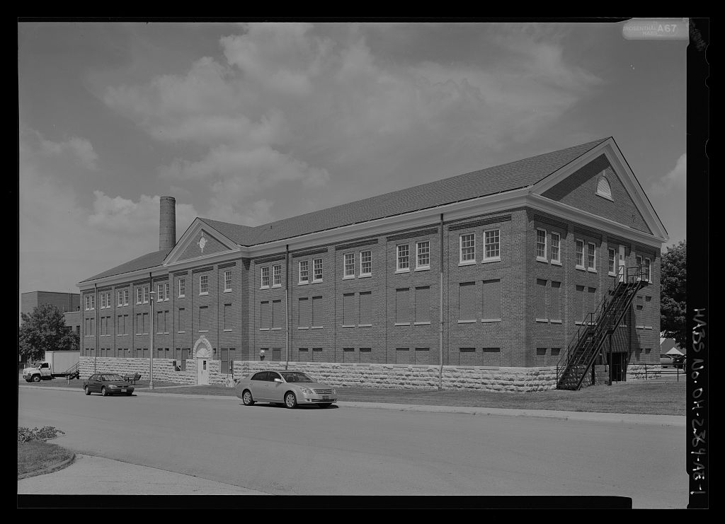National Home for Disabled Volunteer Soldiers, Central Branch, Supply & Fiscal Offices, 4100 West Third Street, Dayton, Montgomery County, OH, photograph filed with the federal survey