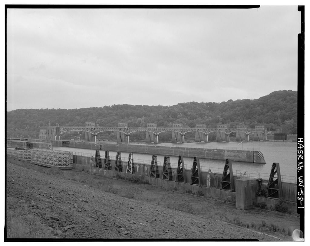 Gallipolis Locks & Dam, photograph filed with the federal survey