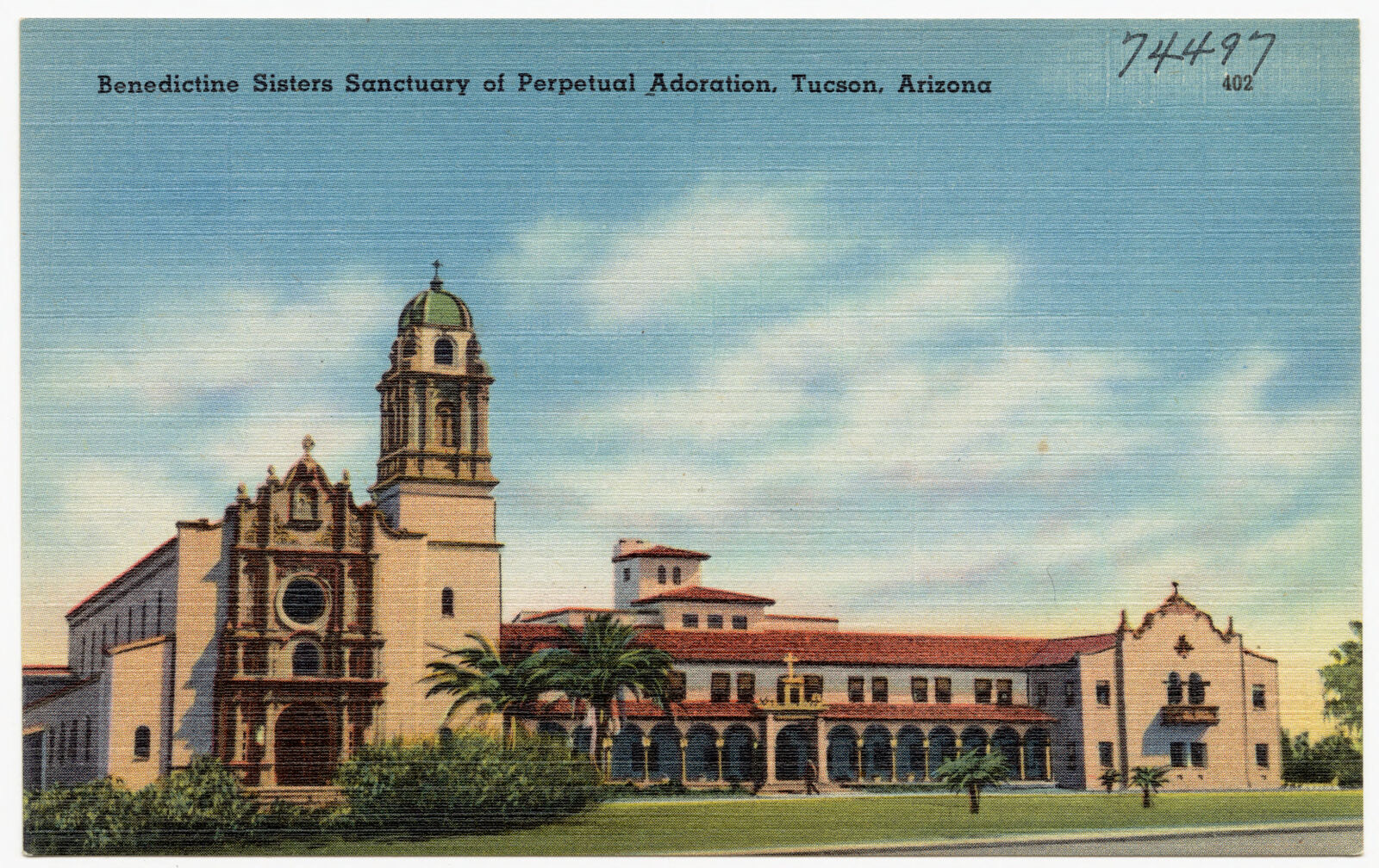 Benedictine Sisters Sanctuary of Perpetual Adoration, Tucson, Arizona, Boston Public Library - undated