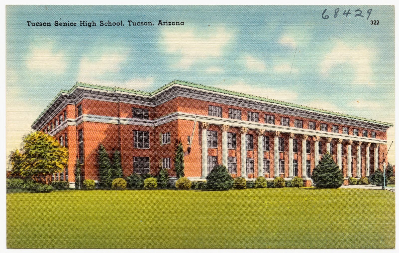 Tucson Senior High School, Tucson, Arizona, Boston Public Library - undated