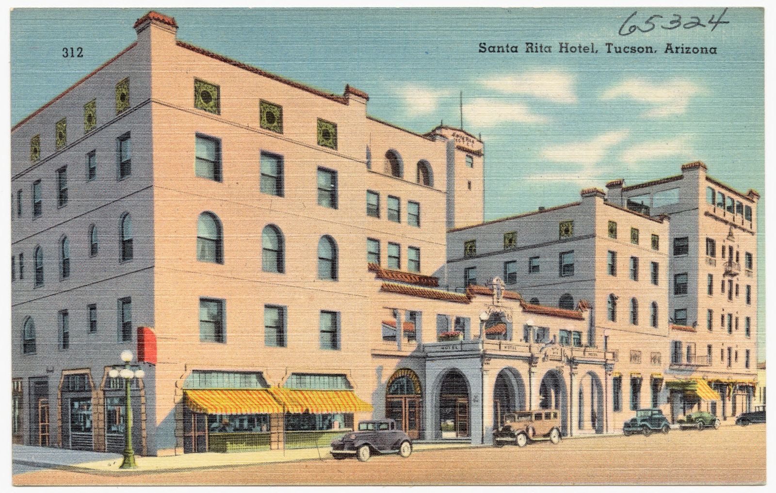 Santa Rita Hotel, Tucson, Arizona, Boston Public Library - undated