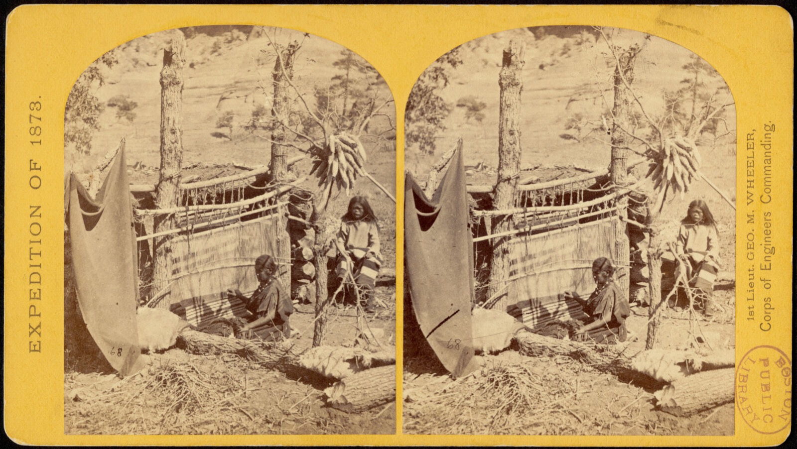 Aboriginal life among the Navajo Indians, Cañon de Chelle, New Mexico., Boston Public Library - undated