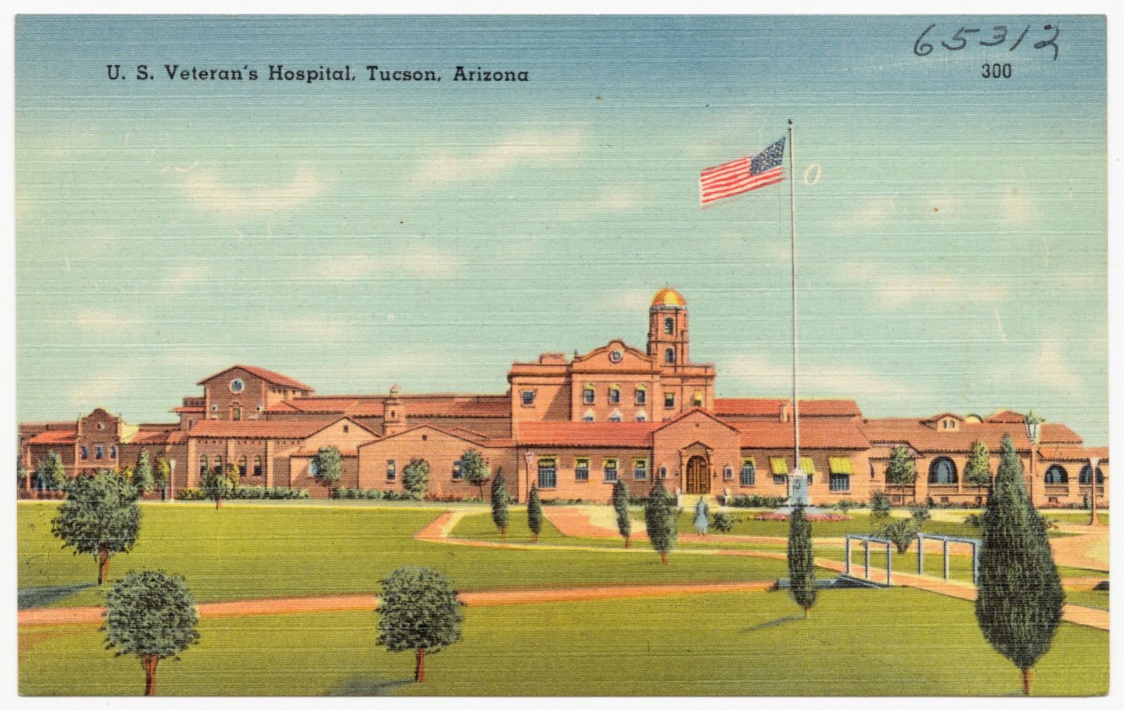 U.S. Veteran's Hospital, Tucson, Arizona, Boston Public Library - undated