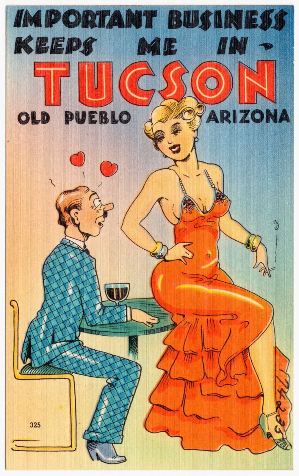 Important business keeps me in Tucson Old Pueblo, Arizona, Boston Public Library - undated