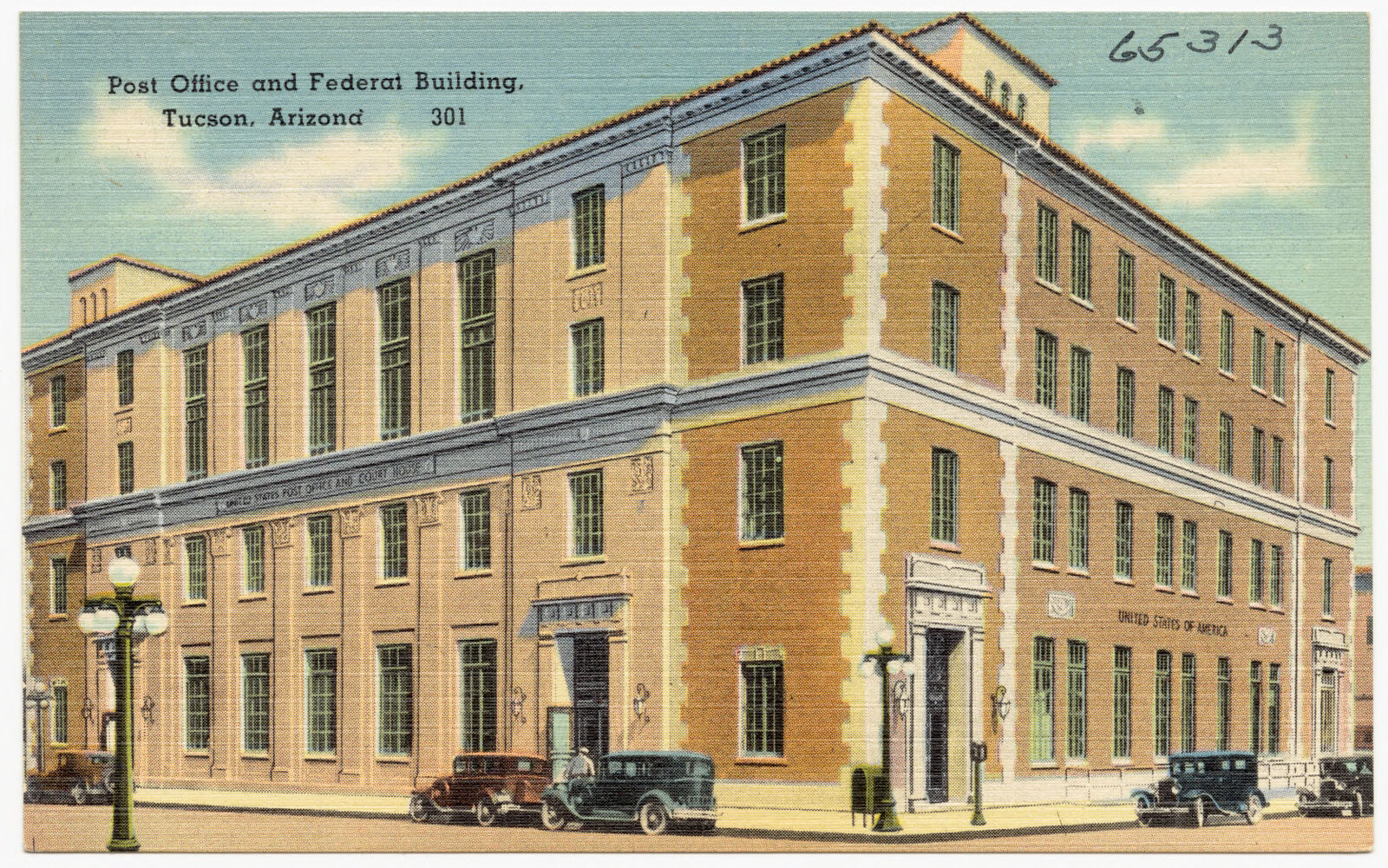 Post Office and federal building, Tucson, Arizona, Boston Public Library - undated
