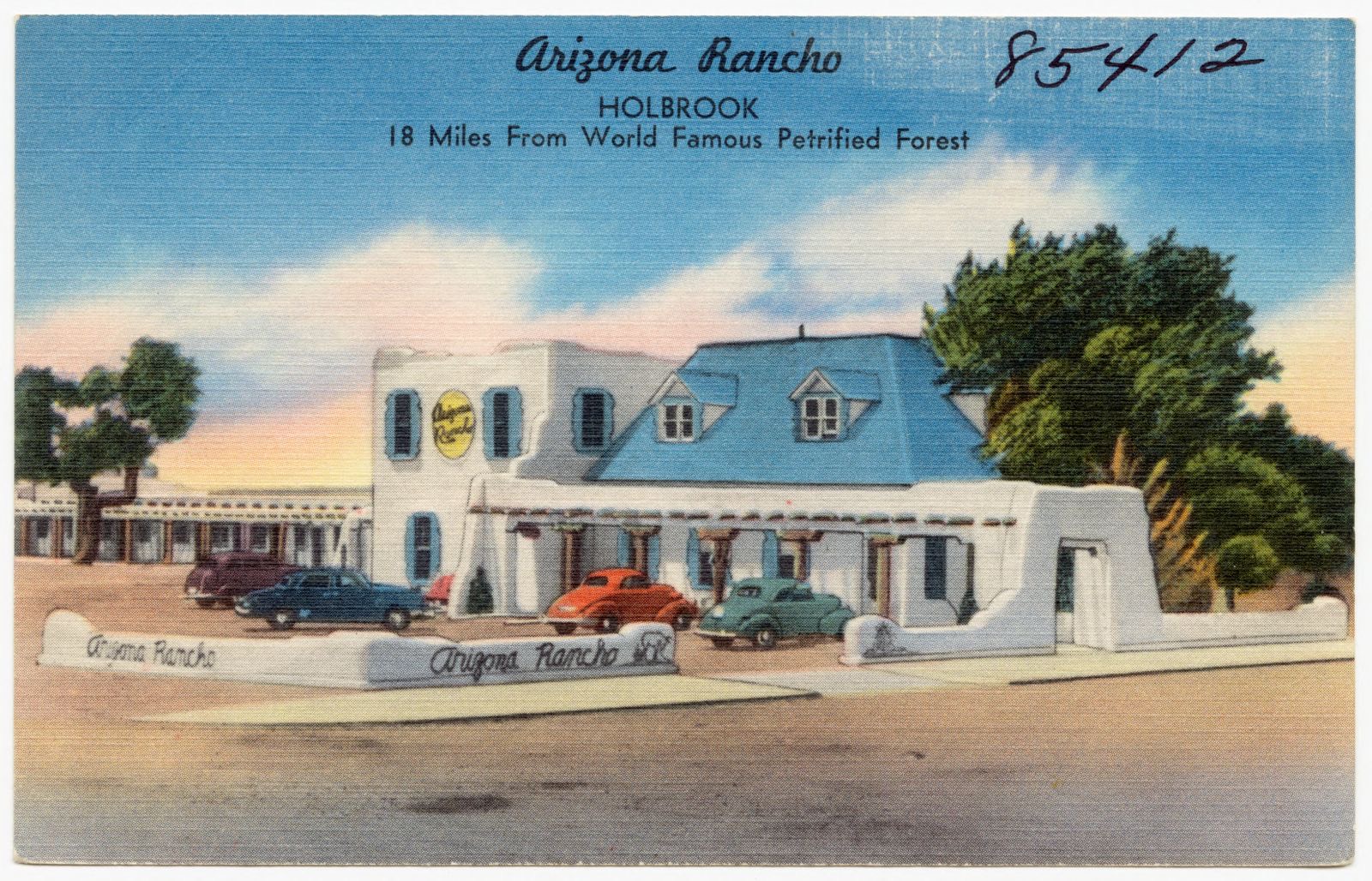 Arizona Rancho, Holbrook, 18 miles from world famous petrified forest, Boston Public Library - undated