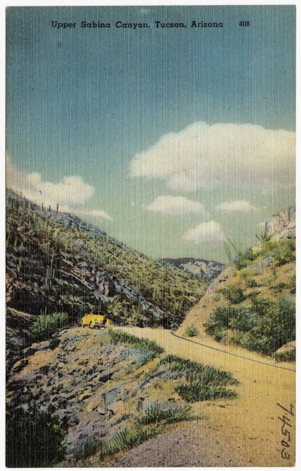 Upper Sabina Canyon, Tucson, Arizona, Boston Public Library - undated