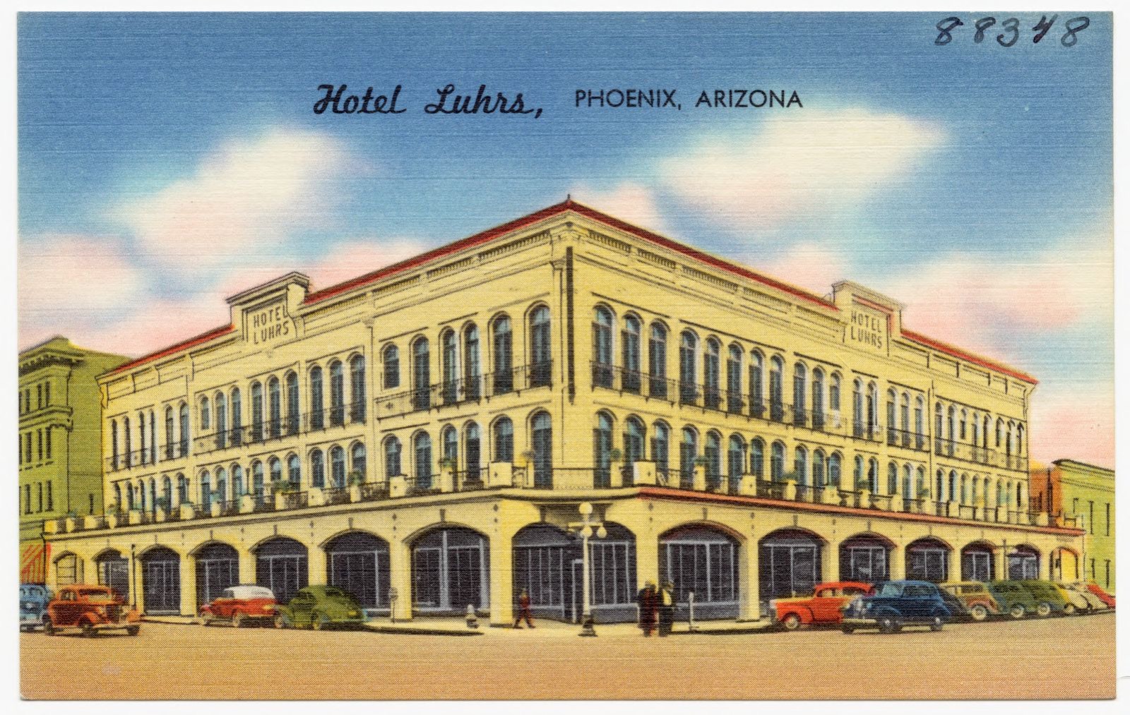 Hotel Luhrs, Phoenix, Arizona, Boston Public Library - undated