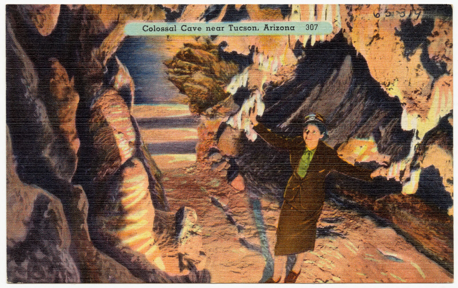 Colossal cave near Tucson, Arizona, Boston Public Library - undated