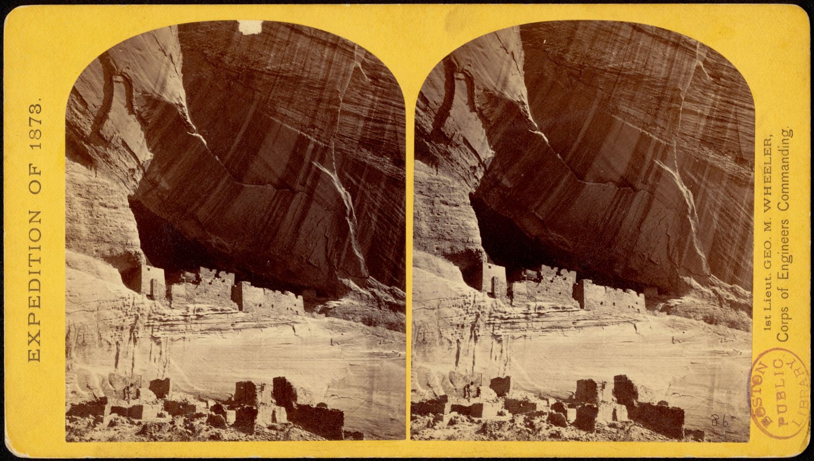 Ruins in Cañon de Chelle, Boston Public Library - undated