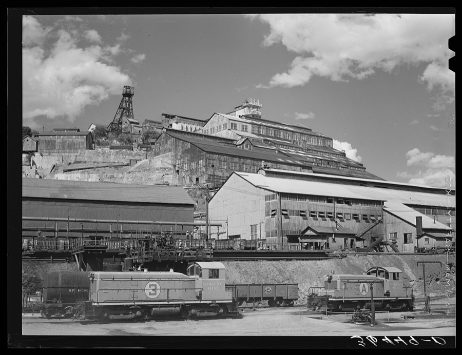 The mill of the Morenci copper mine. Morenci, Arizona