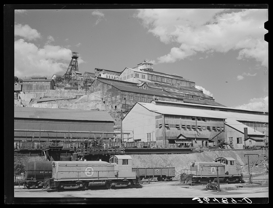 The mill of the Morenci copper mine. Morenci, Arizona