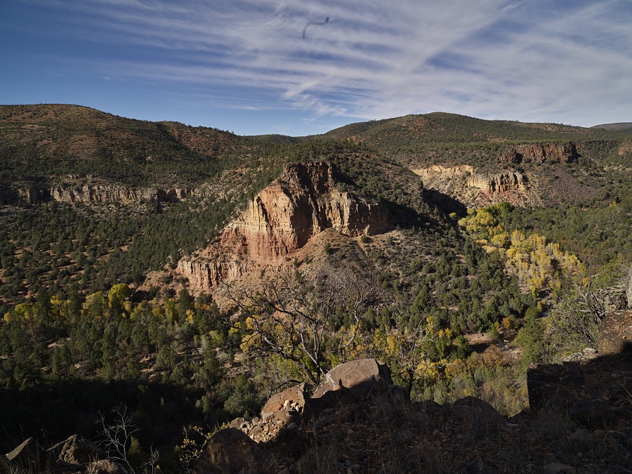 Hillside in Gila County, Arizona's, Salt River Canyon, often referrred to by its admirers as the "Mini Grand Canyon"