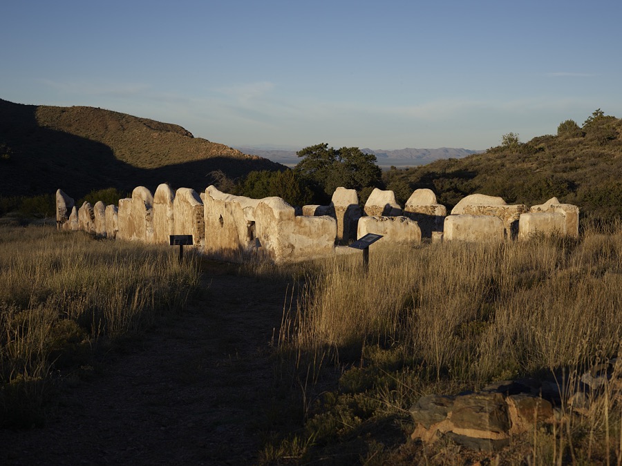 The remnants of Fort Bowie, a 19th-century outpost from which the United States Army battled the area's Chiricahua Apaches